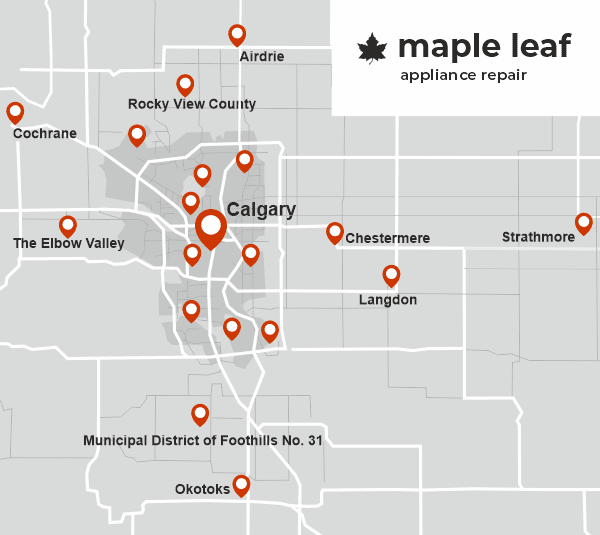 map calgary maple leaf